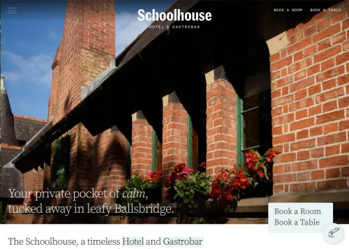 Schoolhouse Hotel Website