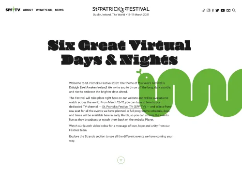 St Patricks Festival Website