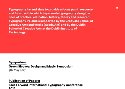 Typography Ireland Website