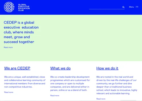 CEDEP Website